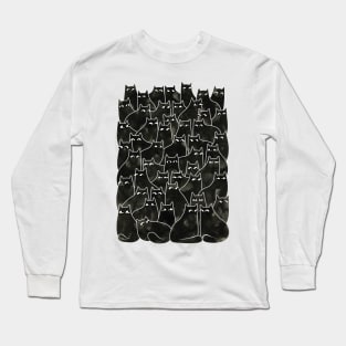 Suspicious Cats Long Sleeve T-Shirt